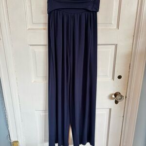Quince Elegant Navy Pants